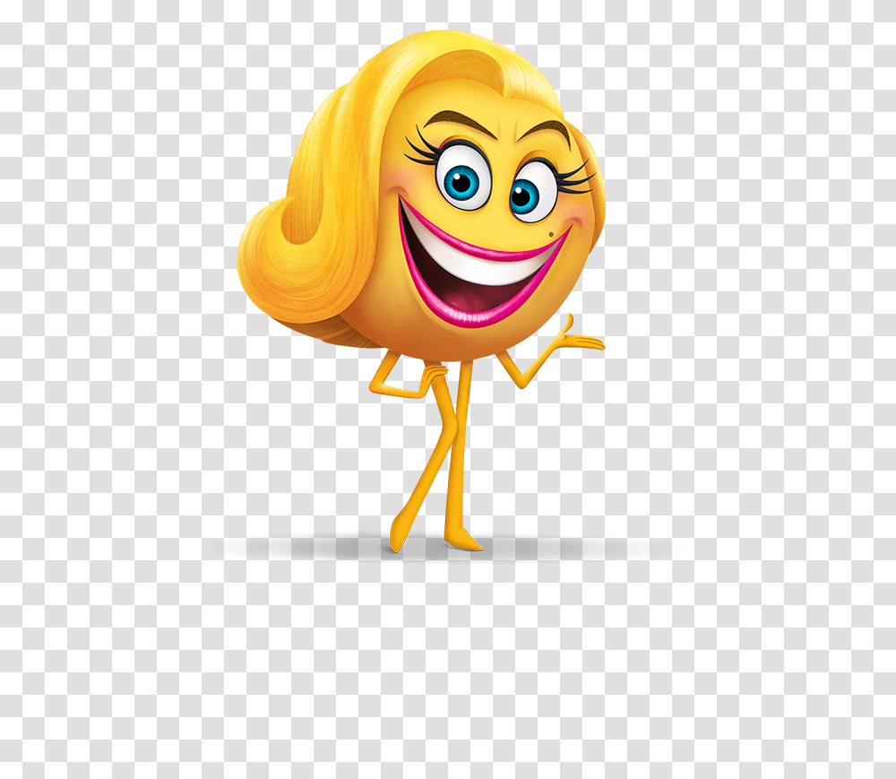 Smiler Emoji Movie Character, Toy, Hair Transparent Png