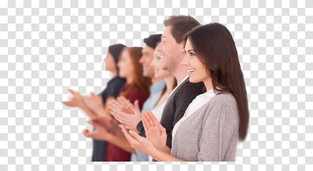Smiles Cil People Clapping People Clapping, Person, Crowd, Audience, Sitting Transparent Png