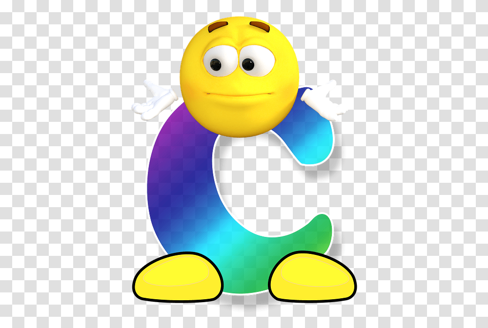 Smiley Alphabet C, Toy, Animal, Bird Transparent Png