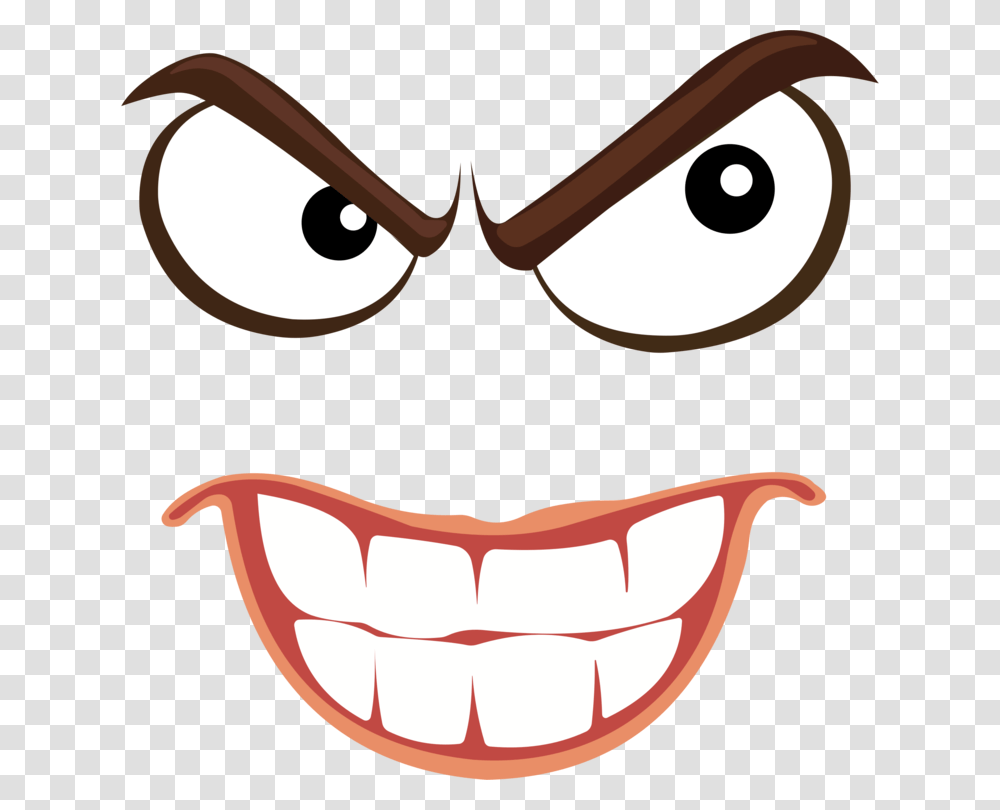 Smiley Anger Emoji Emoticon Criminal Evil Face Face Clipart, Jaw, Teeth, Mouth, Head Transparent Png