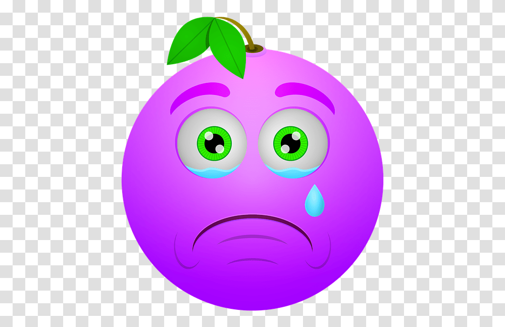 Smiley Berry Sad Crying Icon Sad Berry, Ball, Bowling Ball, Sport, Sports Transparent Png