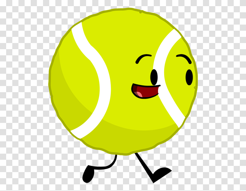 Smiley Clipart Ball Tennis Ball Bfdi Characters, Sport, Sports, Balloon, Golf Ball Transparent Png