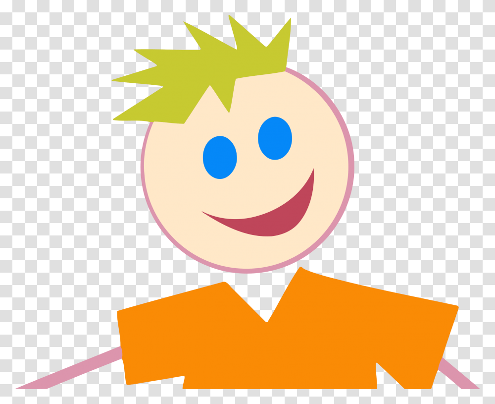 Smiley Clipart Child Stick Figure Kids, Face Transparent Png