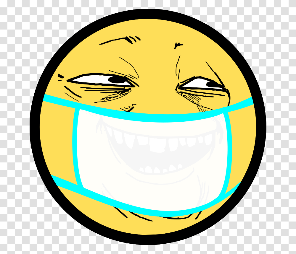 Smiley Clipart Rage Yellow Troll Face, Banana, Plant, Food Transparent Png