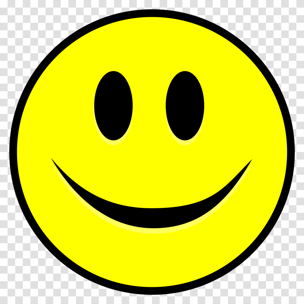 Smiley Clipart Smile Smiley With Simple Smile, Banana, Fruit, Plant, Food Transparent Png