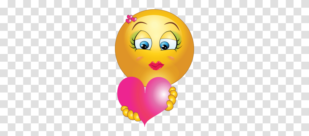 Smiley Clipart Woman, Balloon, Heart, Dating Transparent Png