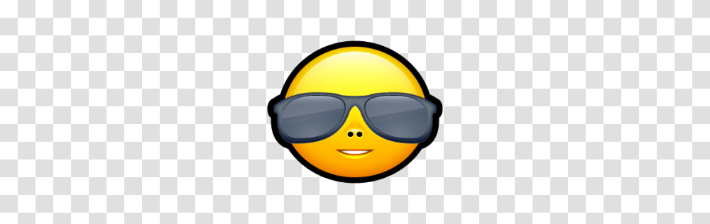 Smiley Cool Icon Keriyo Emoticons Iconset Hopstarter, Helmet, Hardhat, Glasses, Accessories Transparent Png