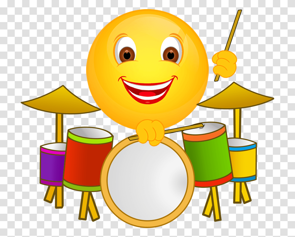 Smiley, Drum, Percussion, Musical Instrument, Lamp Transparent Png