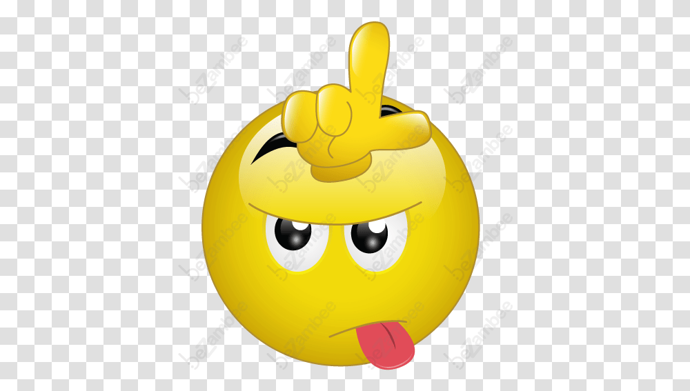 Smiley Emoji Loser Emoji, Plant, Peel, Hand, Birthday Cake Transparent Png