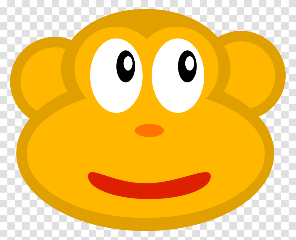 Smiley Emoticon Computer Icons Monkey Smiley, Plant, Food, Pac Man, Animal Transparent Png