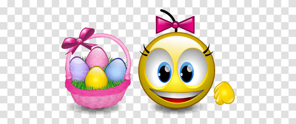 Smiley Emoticon Emoji Food For Easter Happy, Egg, Easter Egg Transparent Png
