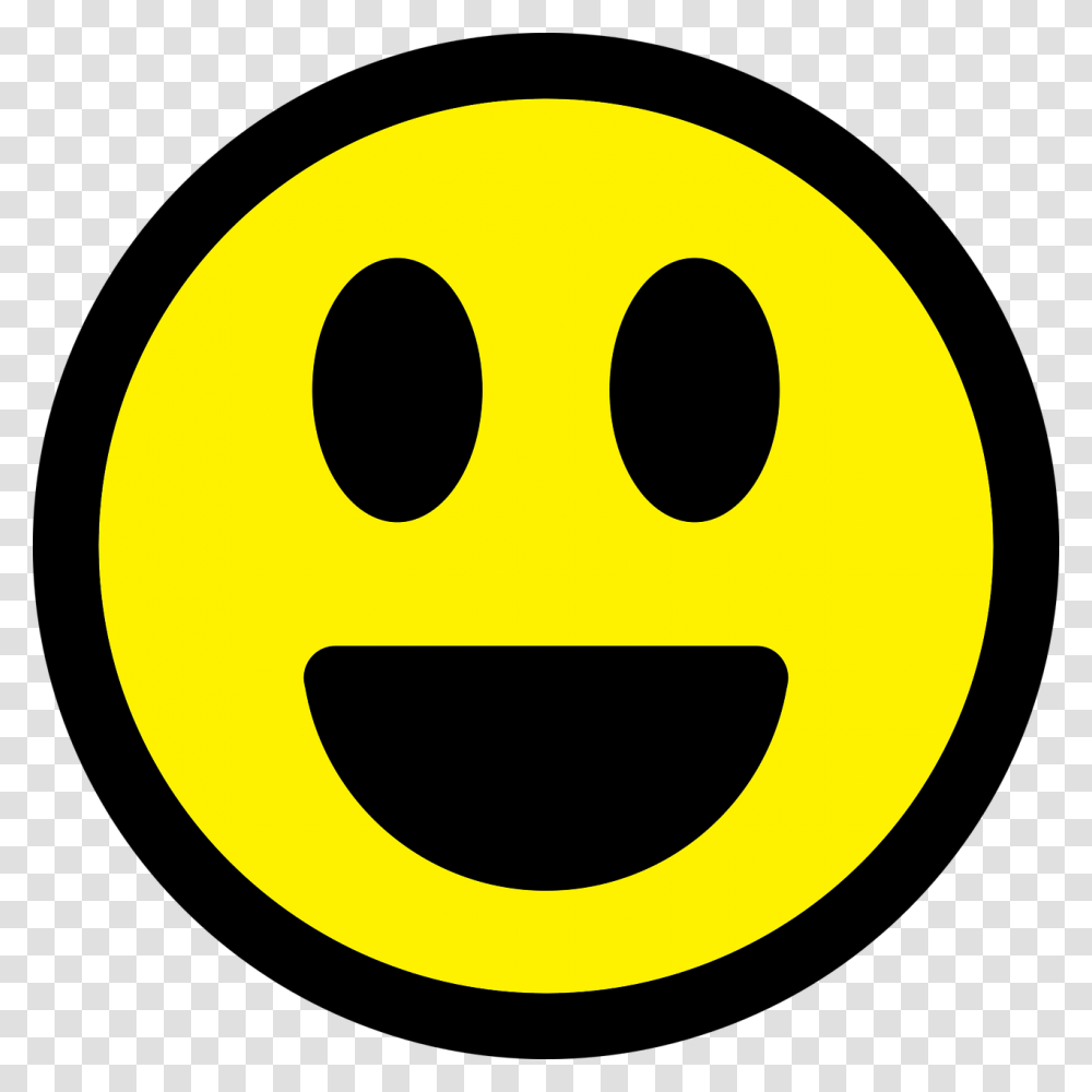 Smiley Emoticon Happy Face Winking Emoji, Symbol, Logo, Trademark, Pac Man Transparent Png