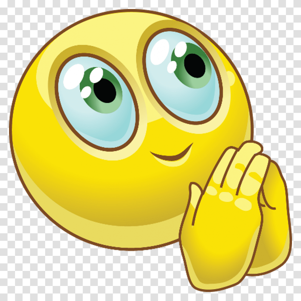 Smiley Emoticons Praying, Plant, Food, Outdoors, Photography Transparent Png