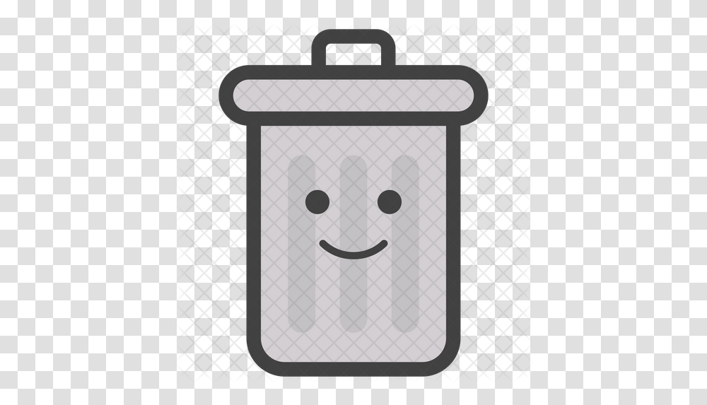 Smiley Face Bin Emoji Icon Dustbin Icon, Shower Faucet, Mailbox, Letterbox, Shooting Range Transparent Png