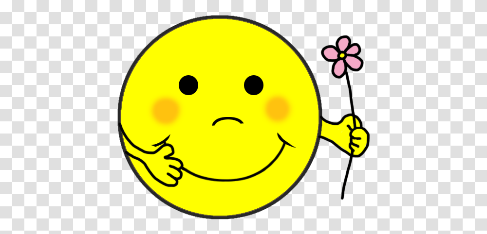 Smiley Face Clipart Happy Face Smiley Face Flower Clipart, Outdoors, Label, Text, Nature Transparent Png