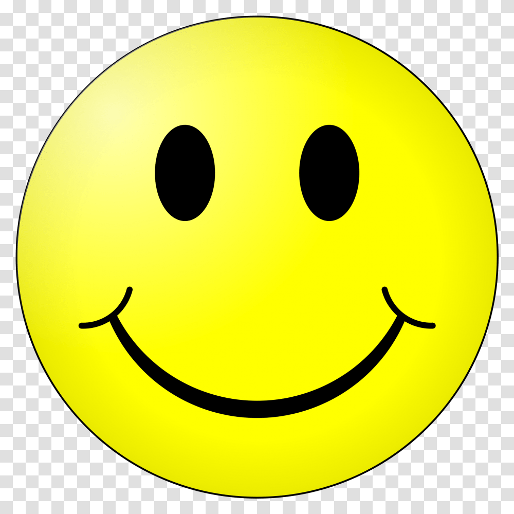 Smiley Face Emoji With Black Background, Banana, Fruit, Plant, Food Transparent Png