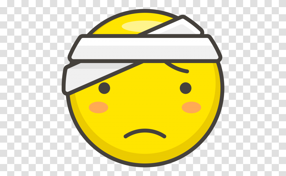 Smiley Face Face Bandages Clip Art, Armor, Pac Man, Helmet Transparent Png