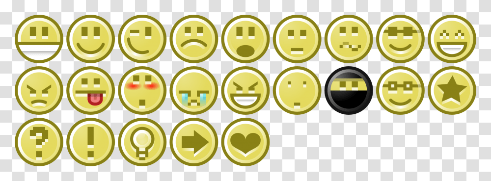 Smiley Face Icon, Label, Number Transparent Png
