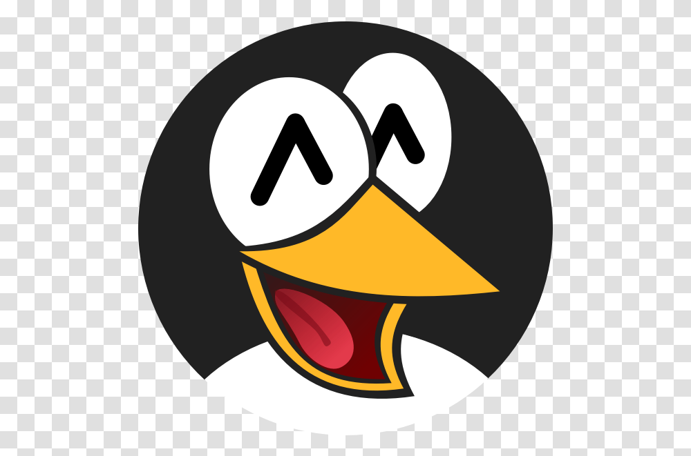 Smiley Face Of A Penguin Vector Illustration Free Svg Smiley Penguin, Logo, Symbol, Trademark, Angry Birds Transparent Png