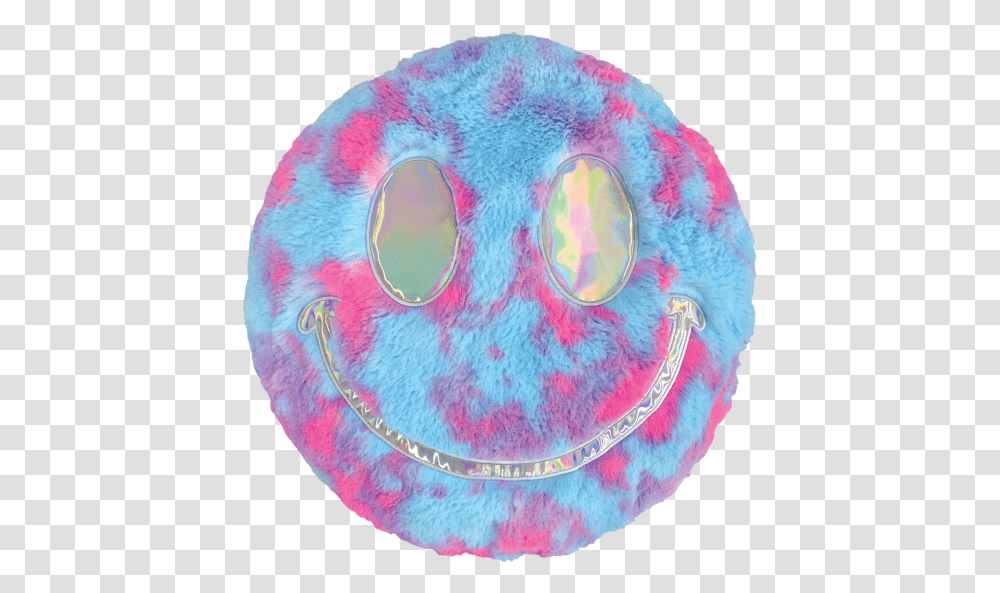 Smiley Face Tie Dye Furry Pillow Happy, Bib, Sunglasses, Accessories, Accessory Transparent Png