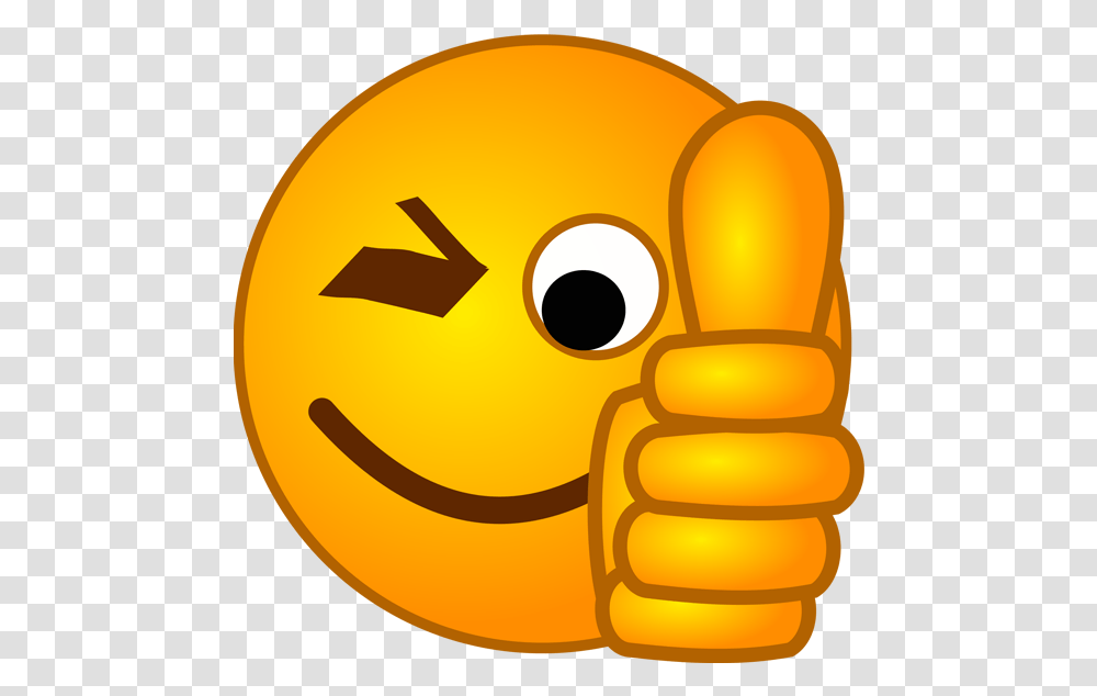 Smiley Face With Thumbs Up Clipart Download, Hand, Pac Man Transparent Png