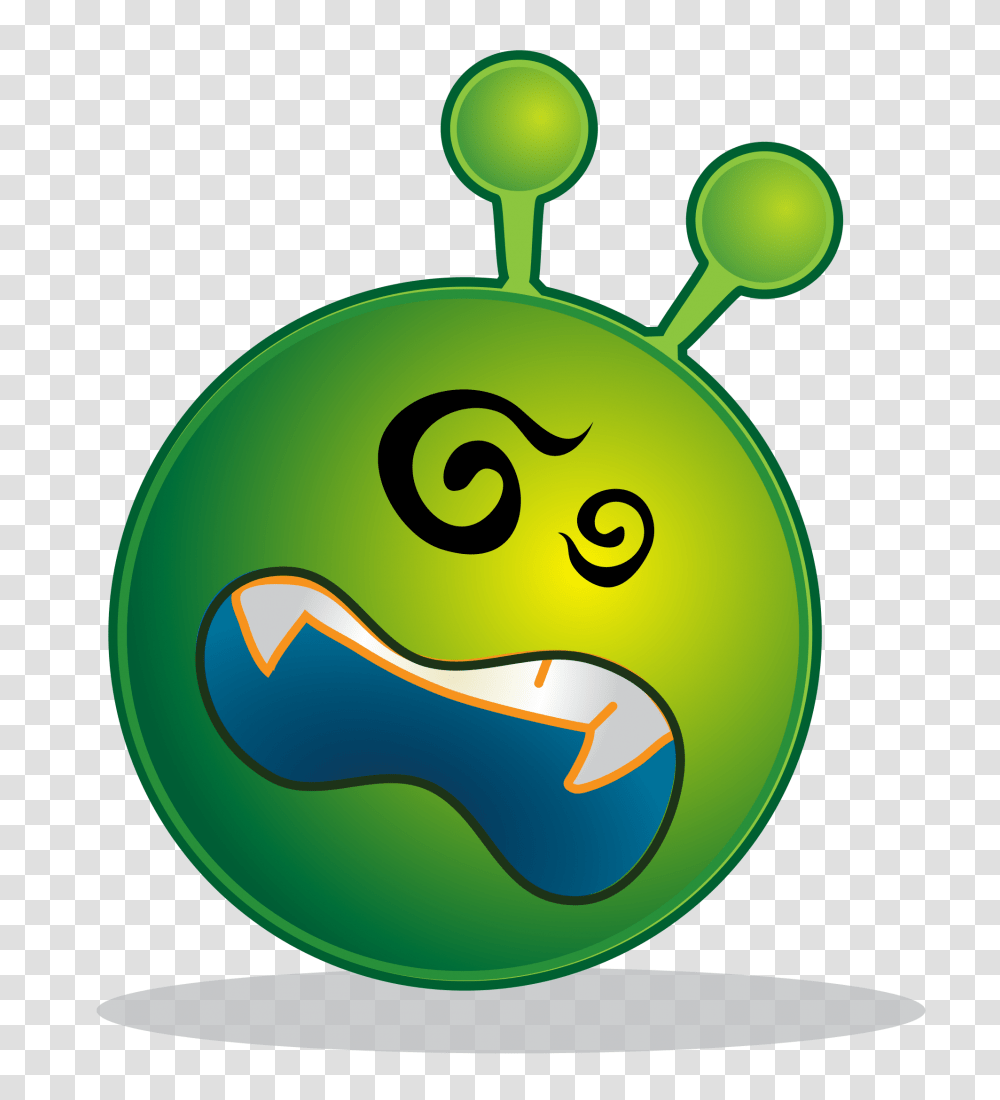 Smiley Green Alien Ko Transparent Png