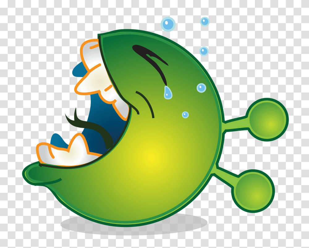 Smiley Green Alien Lol, Food Transparent Png