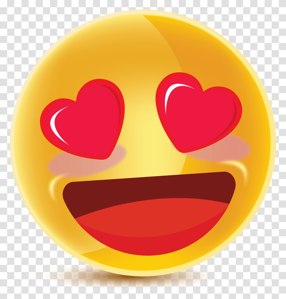Smiley Love Circle Free Image On Pixabay Emoji Amor, Food, Label, Text, Heart Transparent Png