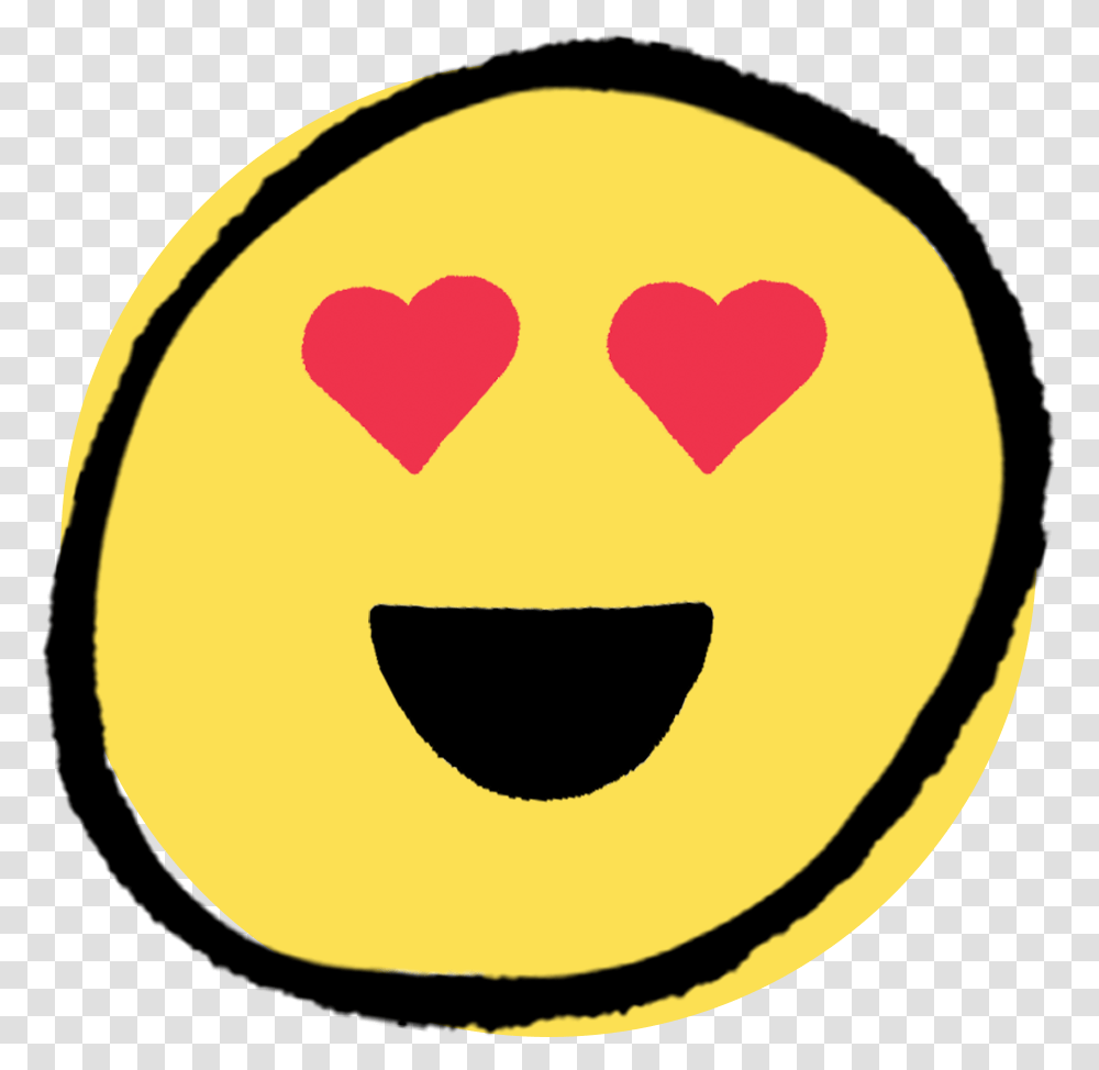 Smiley Love, Label, Pac Man, Tennis Ball Transparent Png