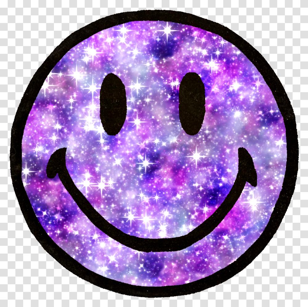 Smiley Smileyface Purple Stardust Purple Sparkle Glitter Purple Smiley Face, Light, Moon, Astronomy, Nature Transparent Png