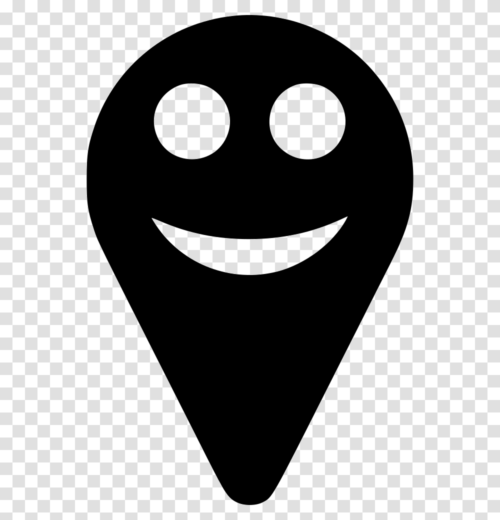 Smiley, Stencil, Pillow, Cushion, Plectrum Transparent Png