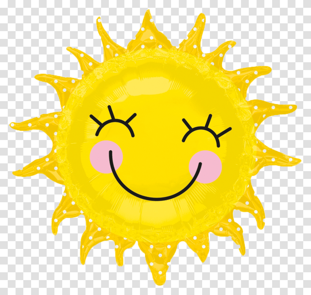 Smiley Sunshine Sun Balloon Smiling Sunshine, Nature, Outdoors, Sky Transparent Png