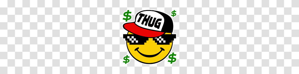 Smiley Thug Smilie Thug Emoticon, Label Transparent Png