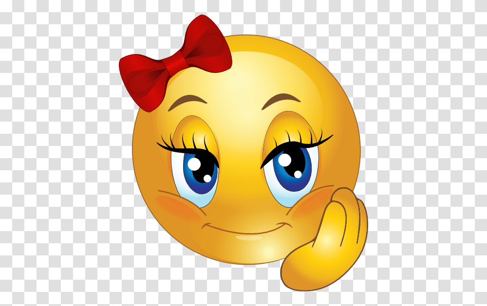 Smileys Clipart Cute Girl Smiley Faces Cute Pretty Girl Smiley, Animal, Mammal, Wildlife, Food Transparent Png