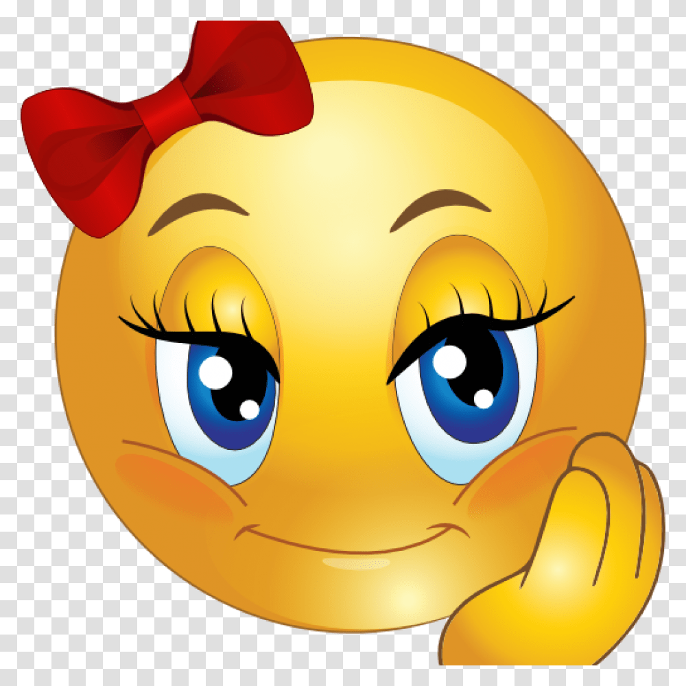 Smileys Clipart Girl Smiley Clipart Free Clipart Smiley Girl Emoji, Animal, Mammal, Wildlife, Plant Transparent Png