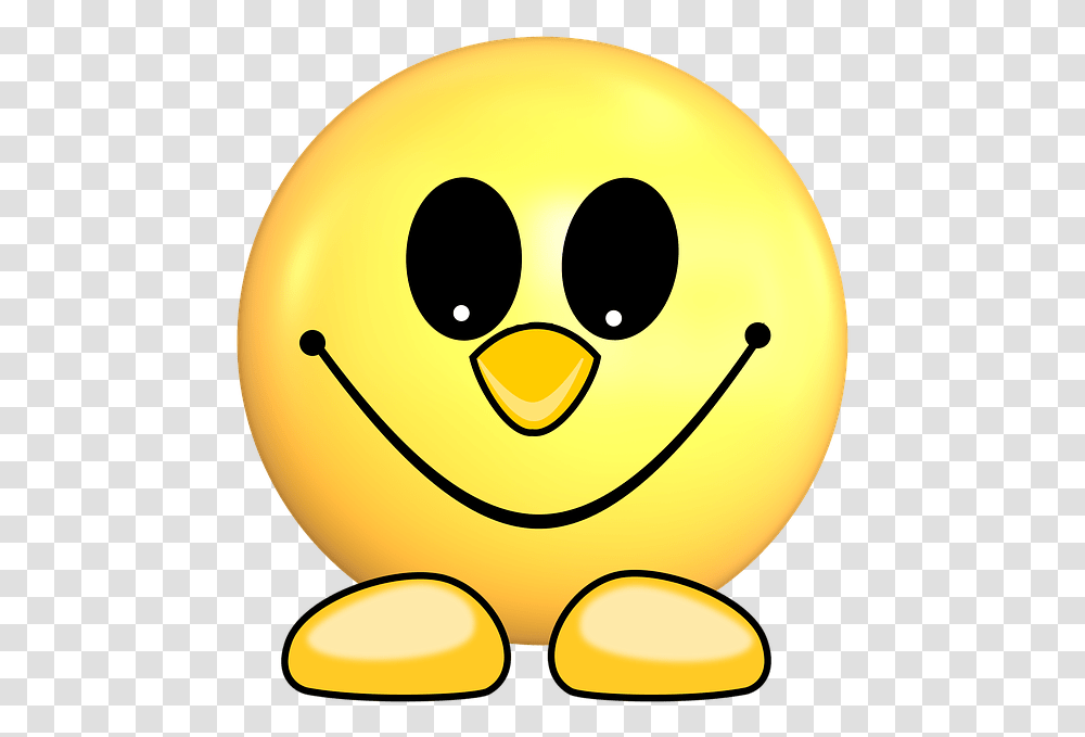 Smilie Joy Smile Happy Emoticon Face Laugh Luck Emoji Smiley Face With Feet, Bird, Animal, Lamp, Fowl Transparent Png