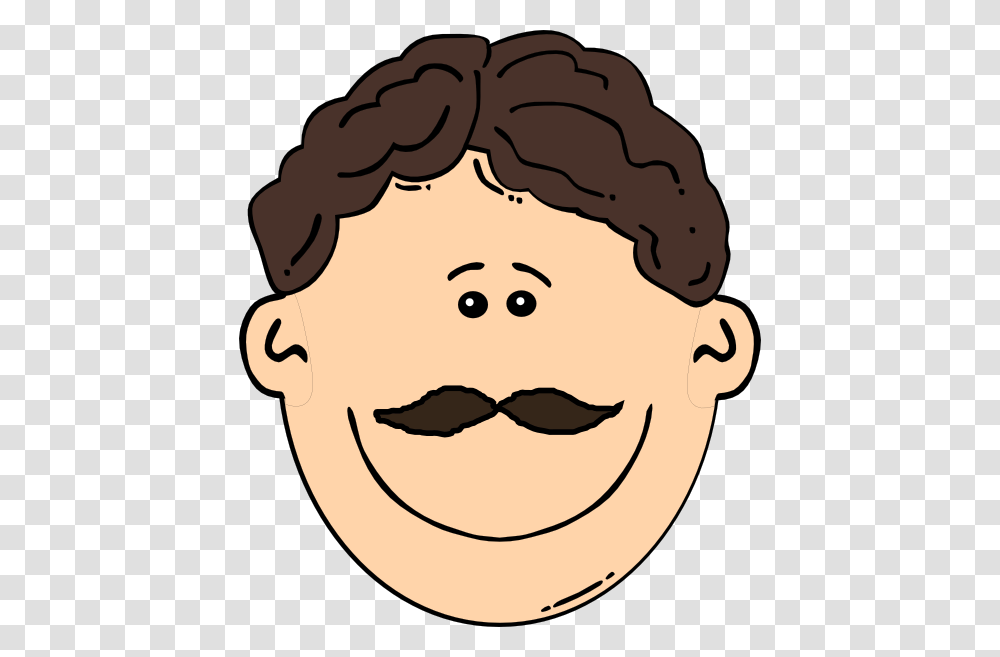 Smiling Brown Hair Man With Mustache Clip Art, Face, Sunglasses, Accessories, Accessory Transparent Png