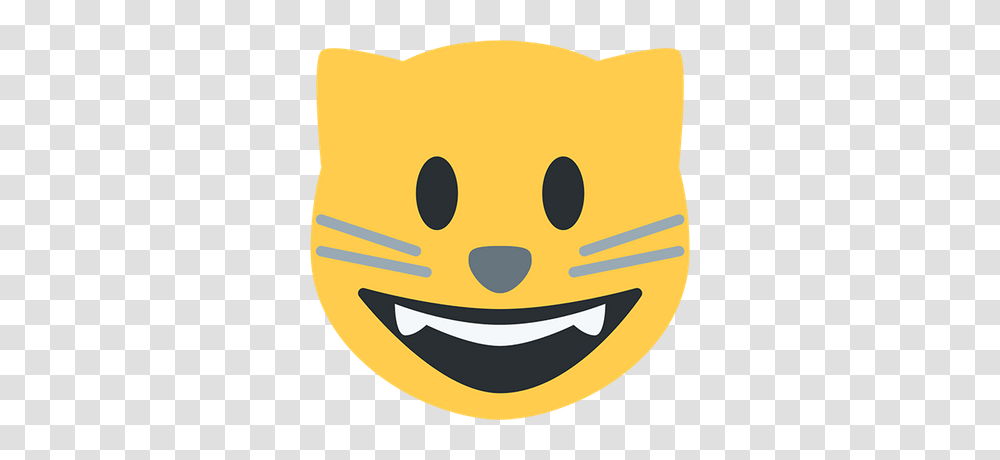 Smiling Cat Emoji, Pillow, Cushion, Label Transparent Png