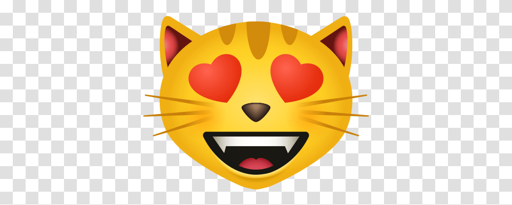 Smiling Cat With Heart Eyes Icon Happy, Pac Man Transparent Png