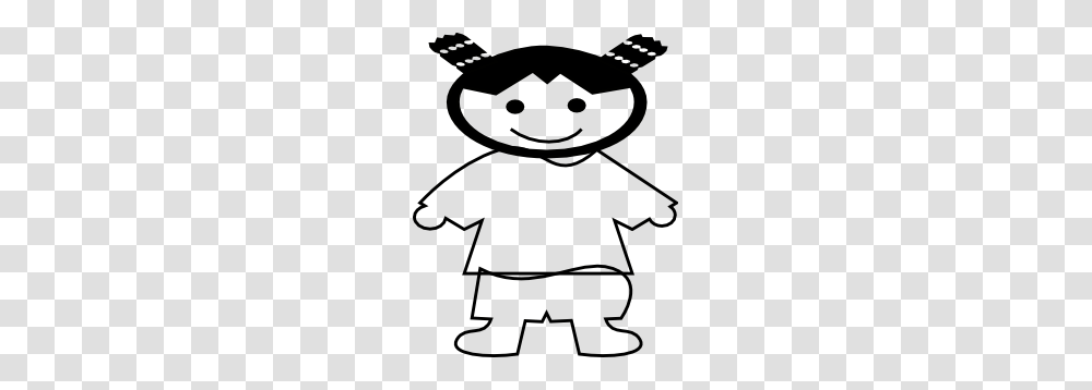 Smiling Chinese Girl Clip Art, Stencil, Bow Transparent Png