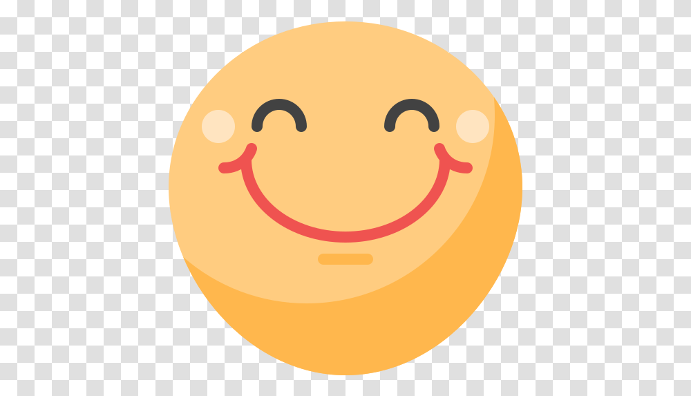 Smiling Face Free Smileys Icons Smiling Face Icon, Plant, Food, Produce, Fruit Transparent Png
