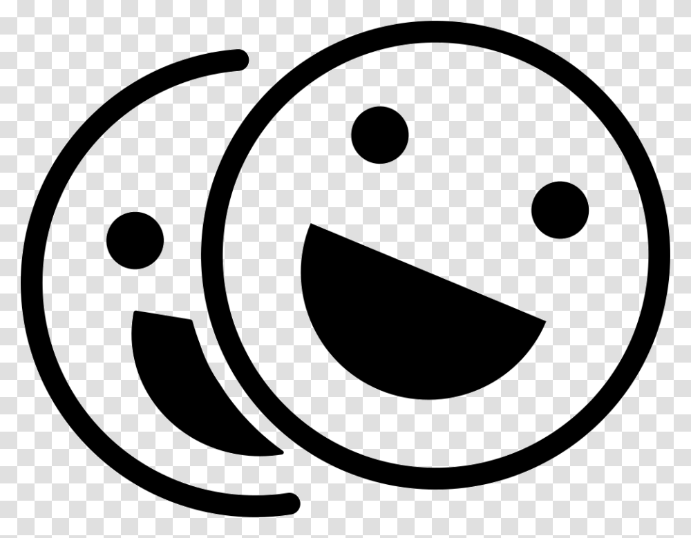 Smiling Face Smiley, Logo, Trademark, Stencil Transparent Png