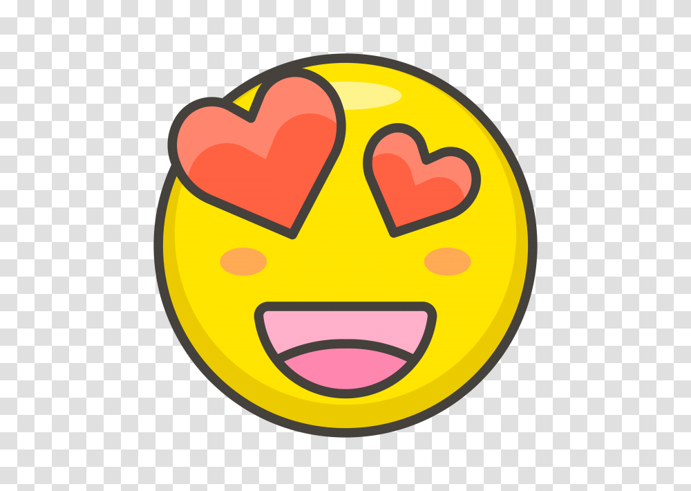 Smiling Face With Heart Eyes Emoji Emoji, Pac Man, Rubber Eraser Transparent Png