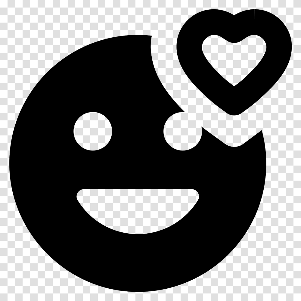 Smiling Face With Heart Icon Smiley, Gray, World Of Warcraft Transparent Png