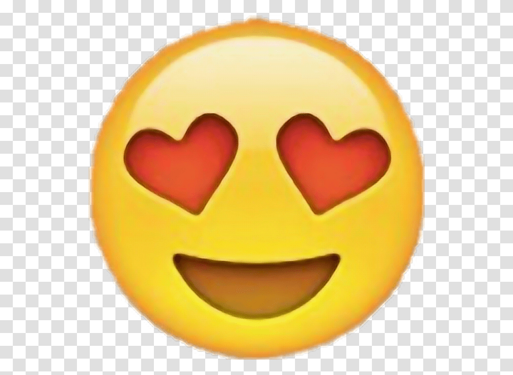 Smiling Face With Heart Shaped Eyes Emoji, Pumpkin, Vegetable, Plant, Food Transparent Png