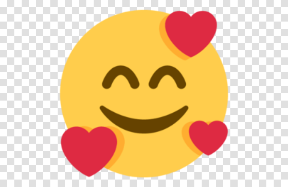 Smiling Face With Hearts Emoji What Emoji Smiling Face With Three Hearts Emoji, Food, Plant, Produce, Sweets Transparent Png