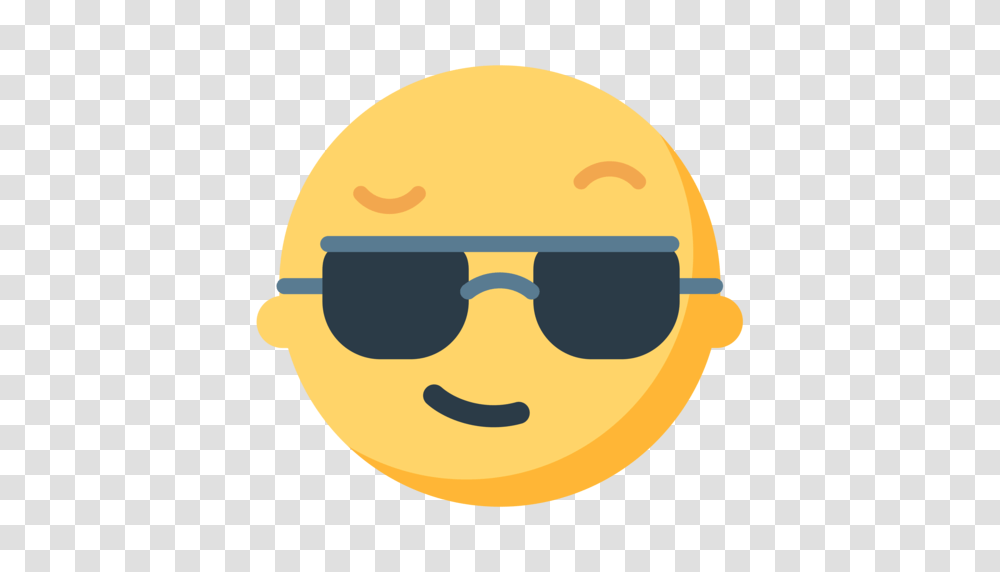 Smiling Face With Sunglasses Emoji, Accessories, Accessory, Goggles, Helmet Transparent Png