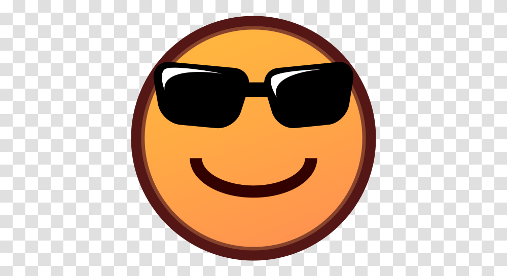 Smiling Face With Sunglasses Emoji For Facebook Email & Sms Emoji, Accessories, Logo, Symbol, Label Transparent Png