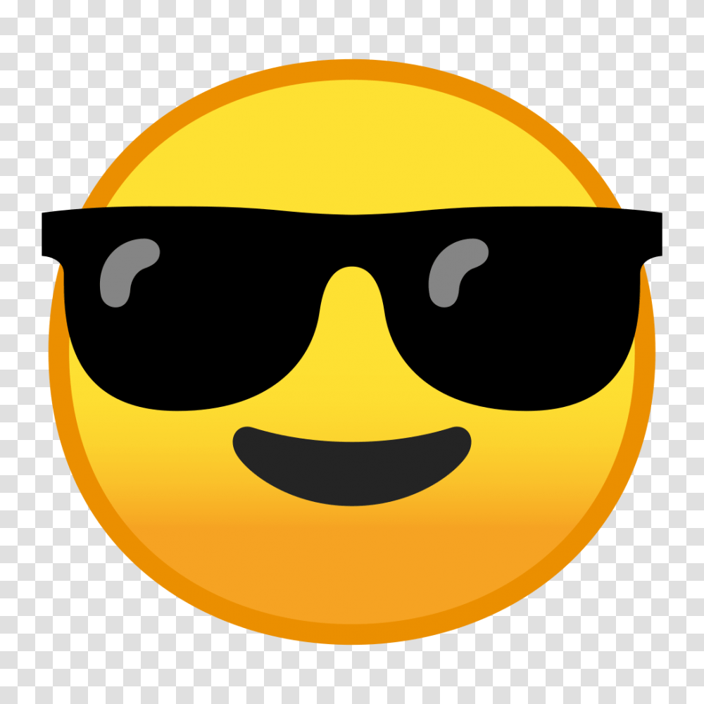Smiling Face With Sunglasses Icon Noto Emoji Smileys Iconset, Label, Helmet Transparent Png