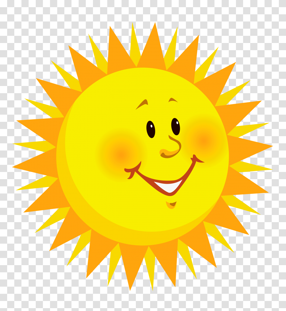 Smiling Full Moon Clipart, Nature, Outdoors, Sun, Sky Transparent Png